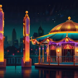 Neon Night Parade Fugu-casino